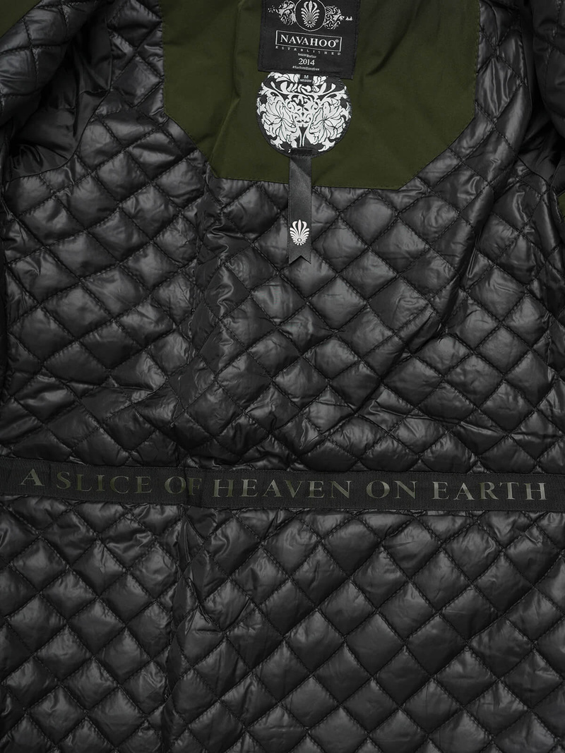 Női téli kabát khaki OZONEE O/W377Z