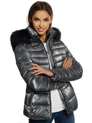 Női dzseki ezüst OZONEE O/DK030/45