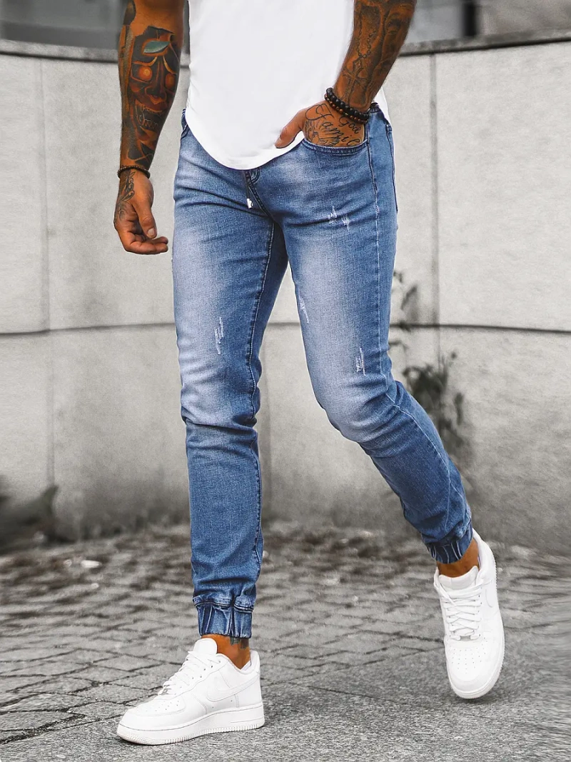 Férfi Nadrág Jogger Kék OZONEE NB/MP0065/2B