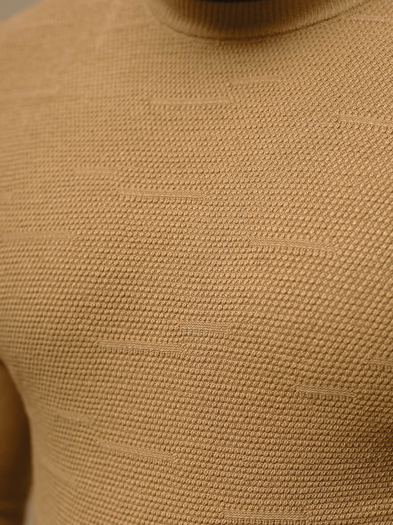 Férfi Pulóver Bézs OZONEE O/ZZ190131