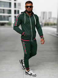 Férfi melegítő együttes zöld OZONEE O/FF5111AB