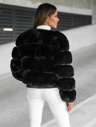 Női téli kabát fekete OZONEE JS/11Z8080Z