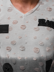 Férfi póló Szürke MJ/318YZ