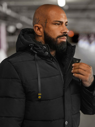 Férfi kabát fekete OZONEE JS/57M7503/392