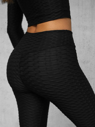 Kétrészes női tréning szett fekete OZONEE O/22060Z