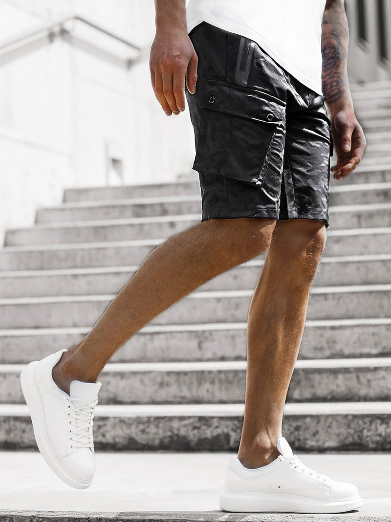 Férfi rövidnadrág Fekete O/33919