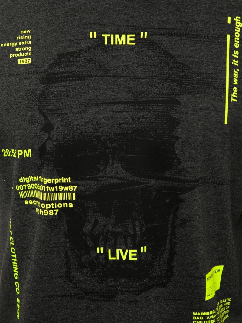 Férfi atléta grafit-sárga OZONEE MACH/M1212