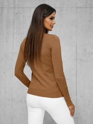 Női pulóver camel OZONEE JS/8009/7