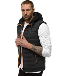 Férfi mellény Fekete OZONEE N/6102Z