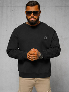 Pulóver fekete OZONEE O/SWE23049Z