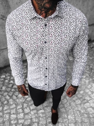 Férfi Ing Fehér OZONEE O/3422Z