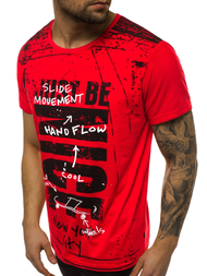 Férfi póló Piros OZONEE JS/KS1983