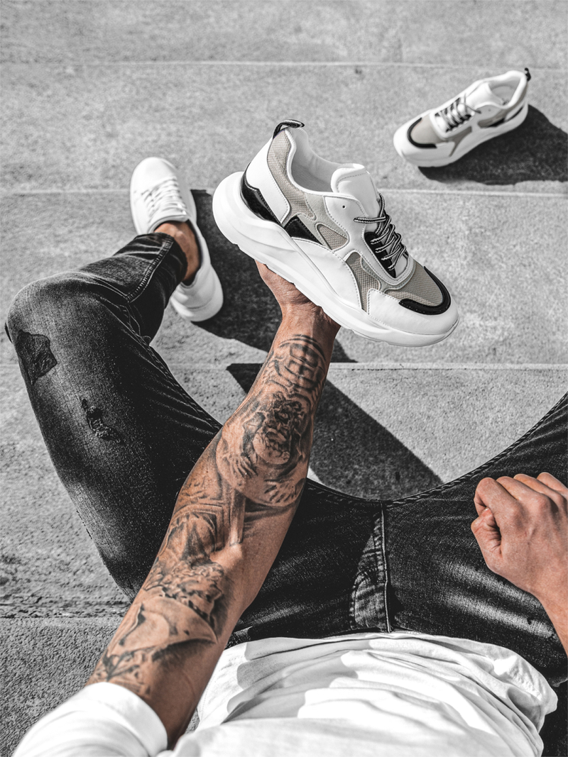 Sneakersek Fehér OZONEE C/625