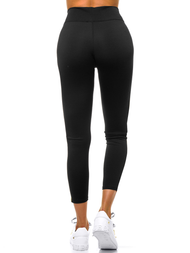 Női leggings fekete-sárga OZONEE JS/YW06019/1/52