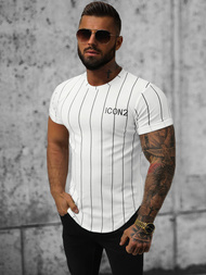 Férfi Póló Fehér OZONEE O/P1116