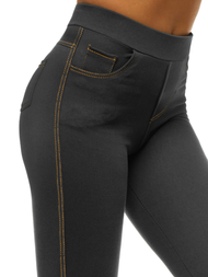 Női leggings Sötét-Szürke OZONEE JS/1016/A2
