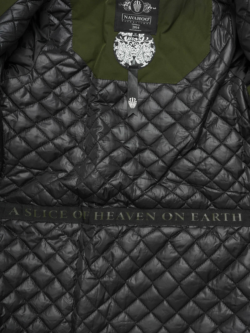 Női téli kabát khaki OZONEE O/W377