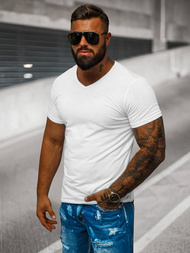 Férfi Póló Fehér OZONEE JS/712007Z