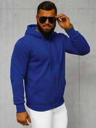 Férfi kapucnis pulóver kobalt OZONEE JS/2008Z