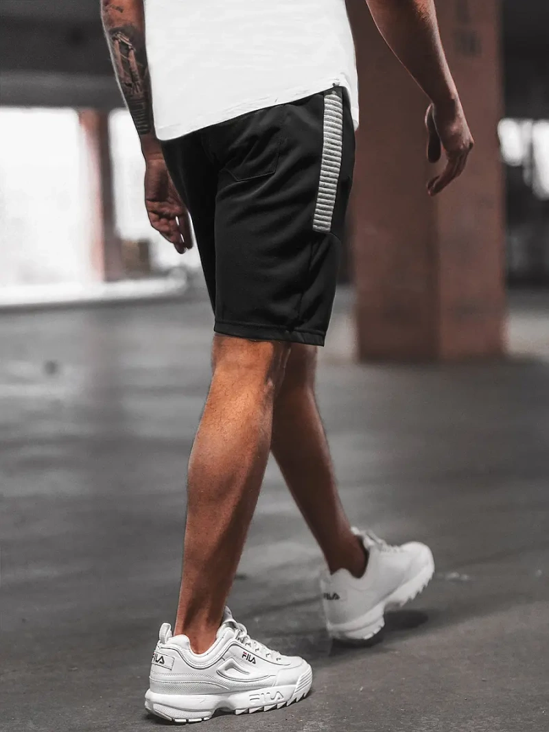 Férfi rövidnadrág Fekete OZONEE O/WW20013/1