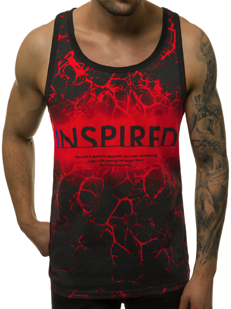 Férfi trikó Piros OZONEE JS/SS11050