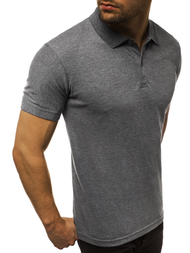Férfi galléros póló Grafit OZONEE JS/GD01