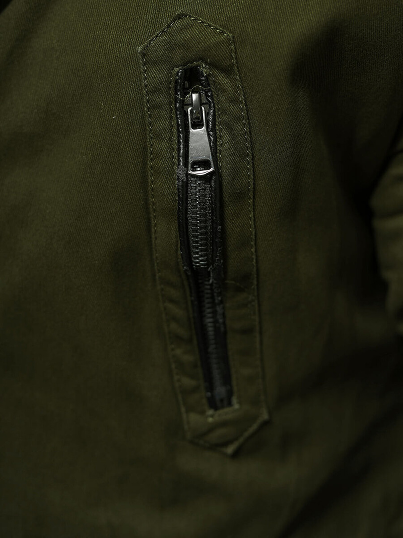 Férfi parka kabát khaki OZONEE JD/390Z