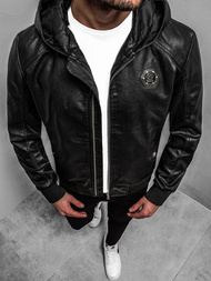 Férfi kabát fekete OZONEE N/5003/18Z