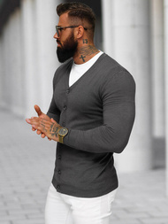 Férfi Pulóver Grafit OZONEE NB/MM6006/3Z