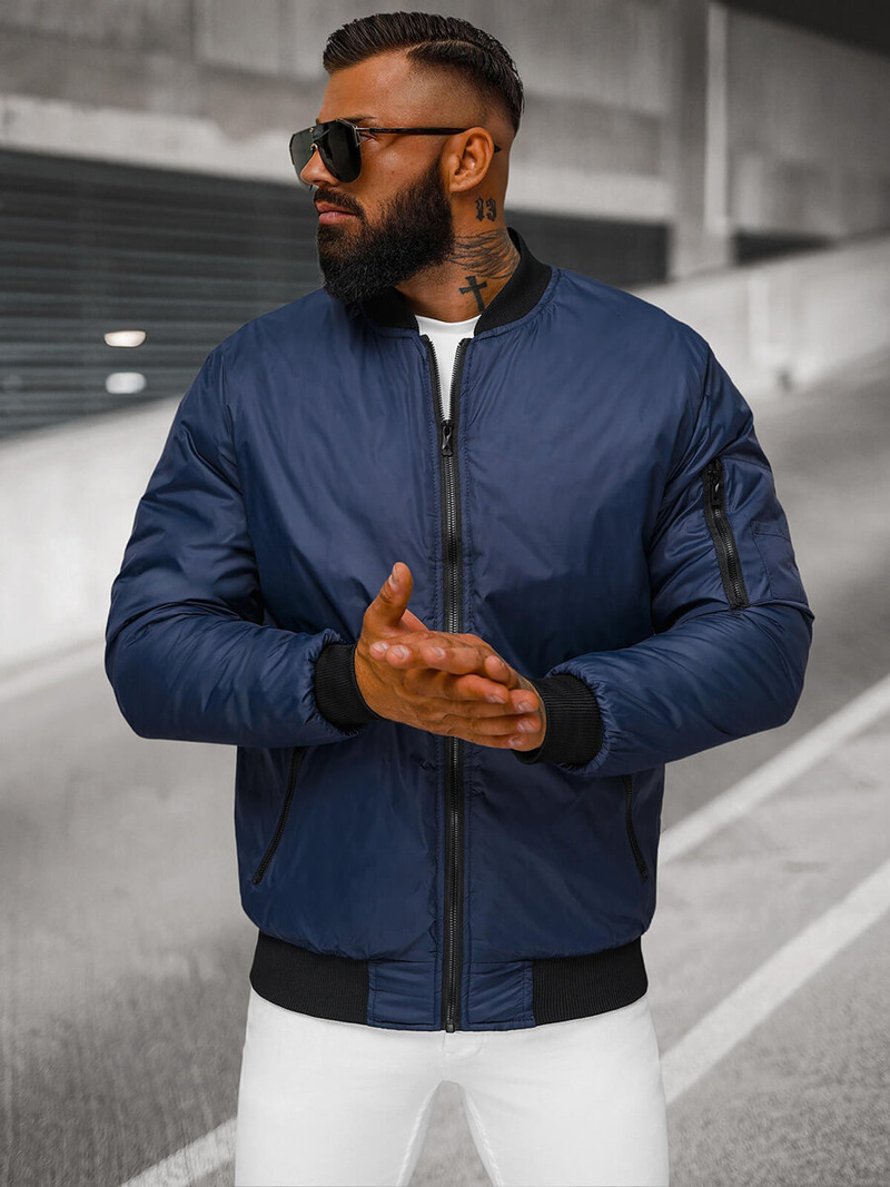 Férfi bomber dzseki gránát OZONEE JS/AK95Z