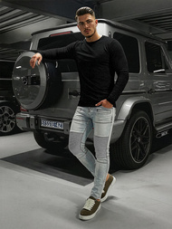 Férfi farmer nadrág Világos-Kék OZONEE O/EM8889Z