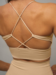 Kétrészes Női Tréning Szett Bézs OZONEE O/YJS7714