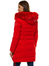 Női dzseki piros OZONEE O/SW029/4