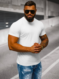 Férfi Póló Fehér OZONEE JS/712005Z