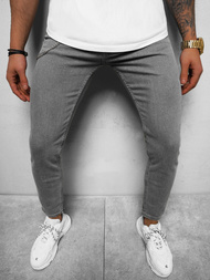 Férfi farmer nadrág szürke OZONEE O/WE1045