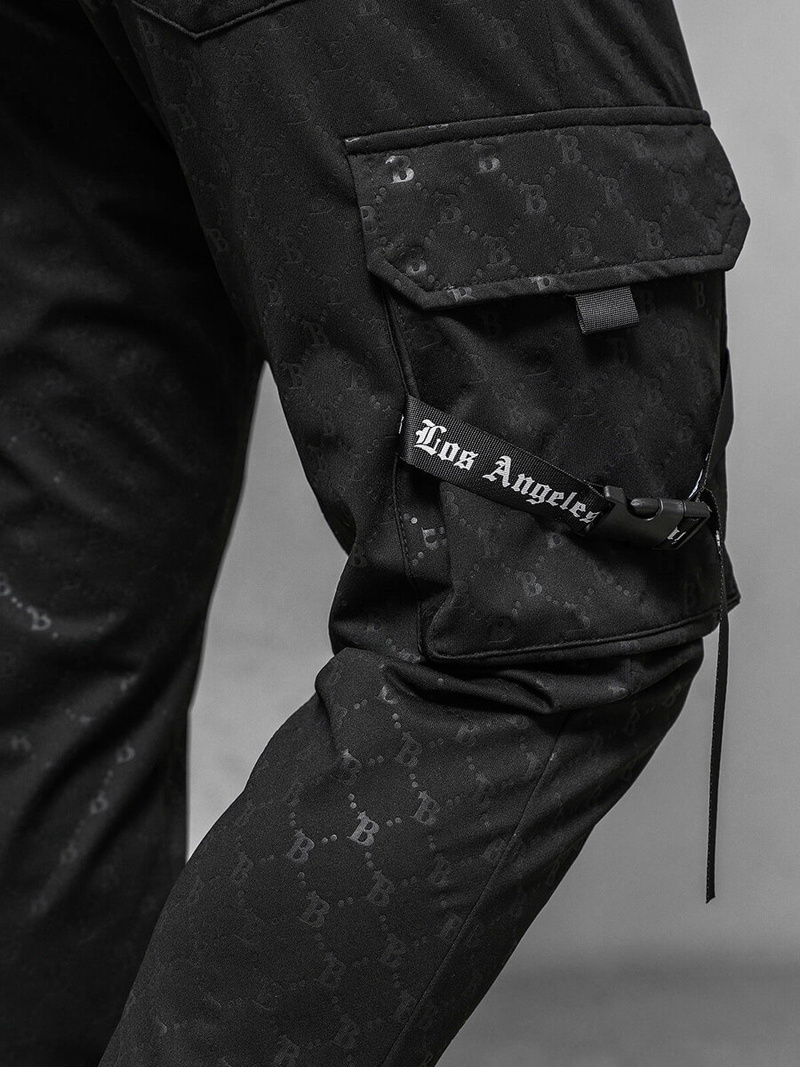 Férfi Melegítő Nadrág Fekete OZONEE O/PS6021