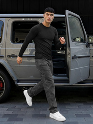 Férfi farmer nadrág grafit OZONEE O/KK2828/5Z