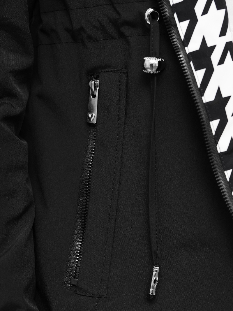 Női kabát fekete OZONEE JS/16M9252/392