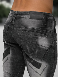 Férfi farmer nadrág fekete OZONEE NB/MP0045NZ