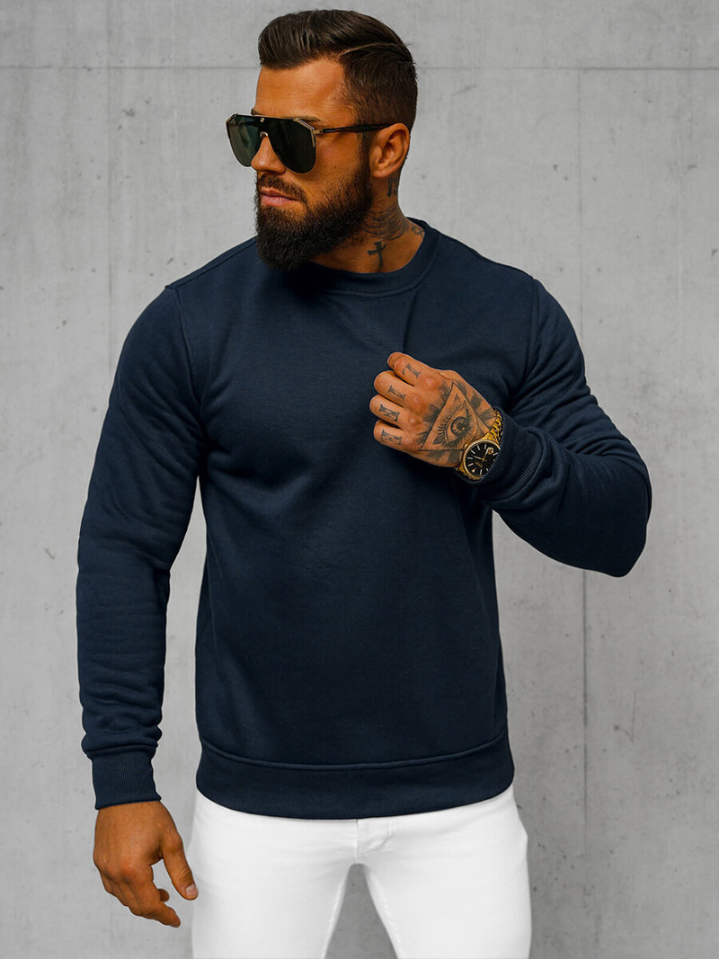 Férfi pulóver gránát OZONEE JS/2001-10Z