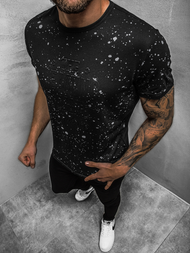 Férfi póló Fekete OZONEE JS/SS11016Z