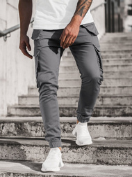 Férfi nadrág jogger Szürke OZONEE G/2788