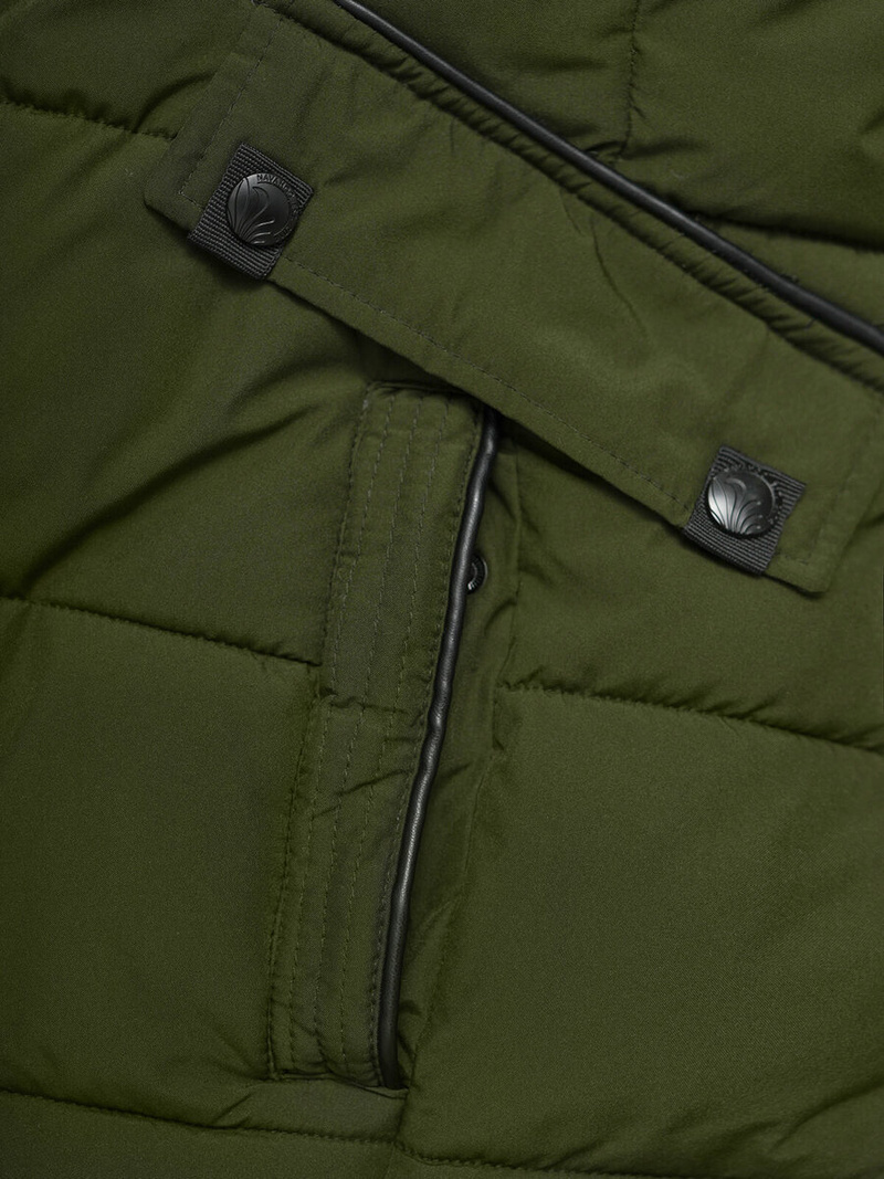 Női téli kabát khaki OZONEE O/W377