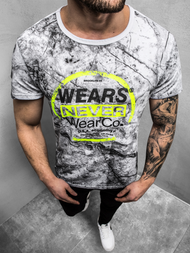 Férfi póló Fehér OZONEE JS/SS10925Z