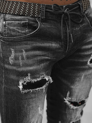 Férfi farmer nadrág fekete OZONEE NB/MP0026GZ