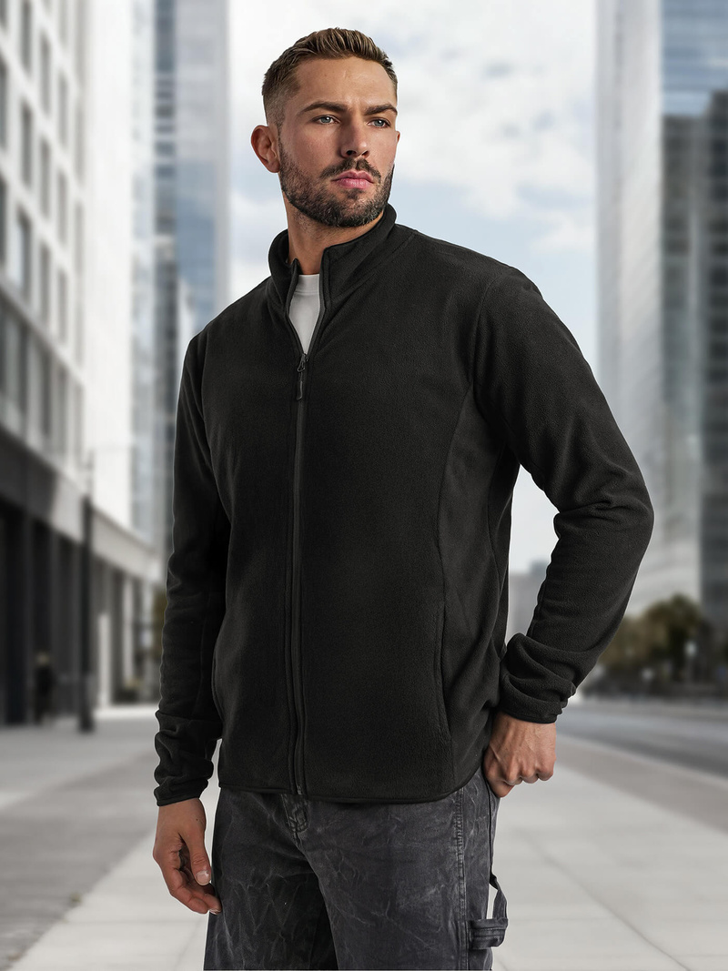 Férfi Melegítő felső Fekete OZONEE JS/HH016/3