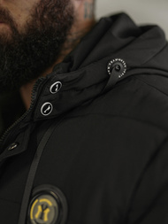 Férfi kabát fekete OZONEE JS/57M7503/392Z