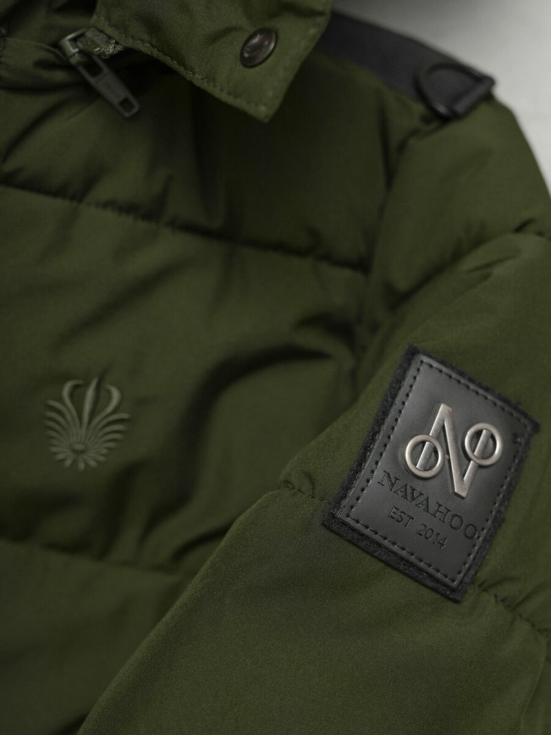 Női téli kabát khaki OZONEE O/W377Z