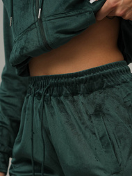 Női Melegítő Szett Velúr Sötét-Zöld OZONEE JS/8C1176/9Z