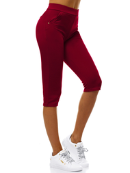 Női leggings bordó OZONEE JS/1027/C13